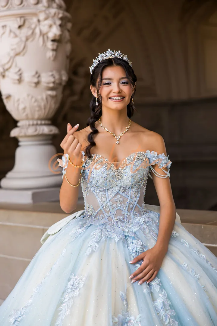 Elegant quince portrait at San Francisco City Hall